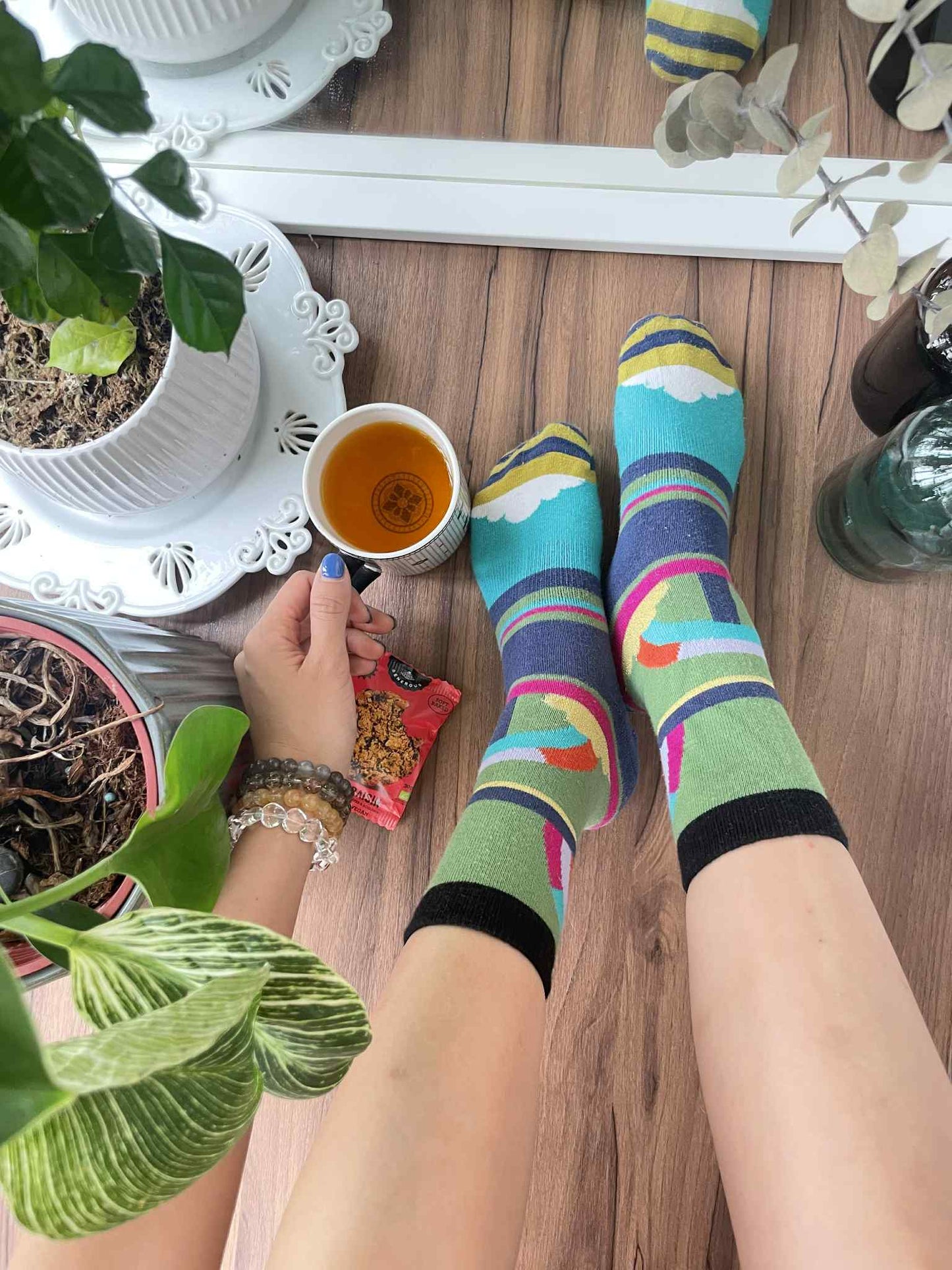 Original Combed Cotton Adult Socks_Golden Cloud