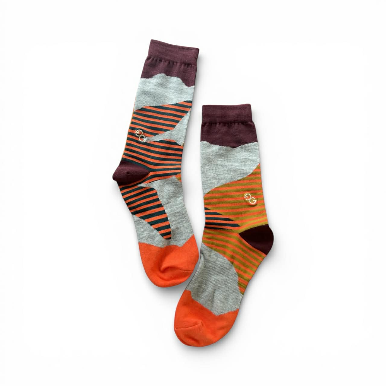 原創精梳棉成人襪_金盞之線