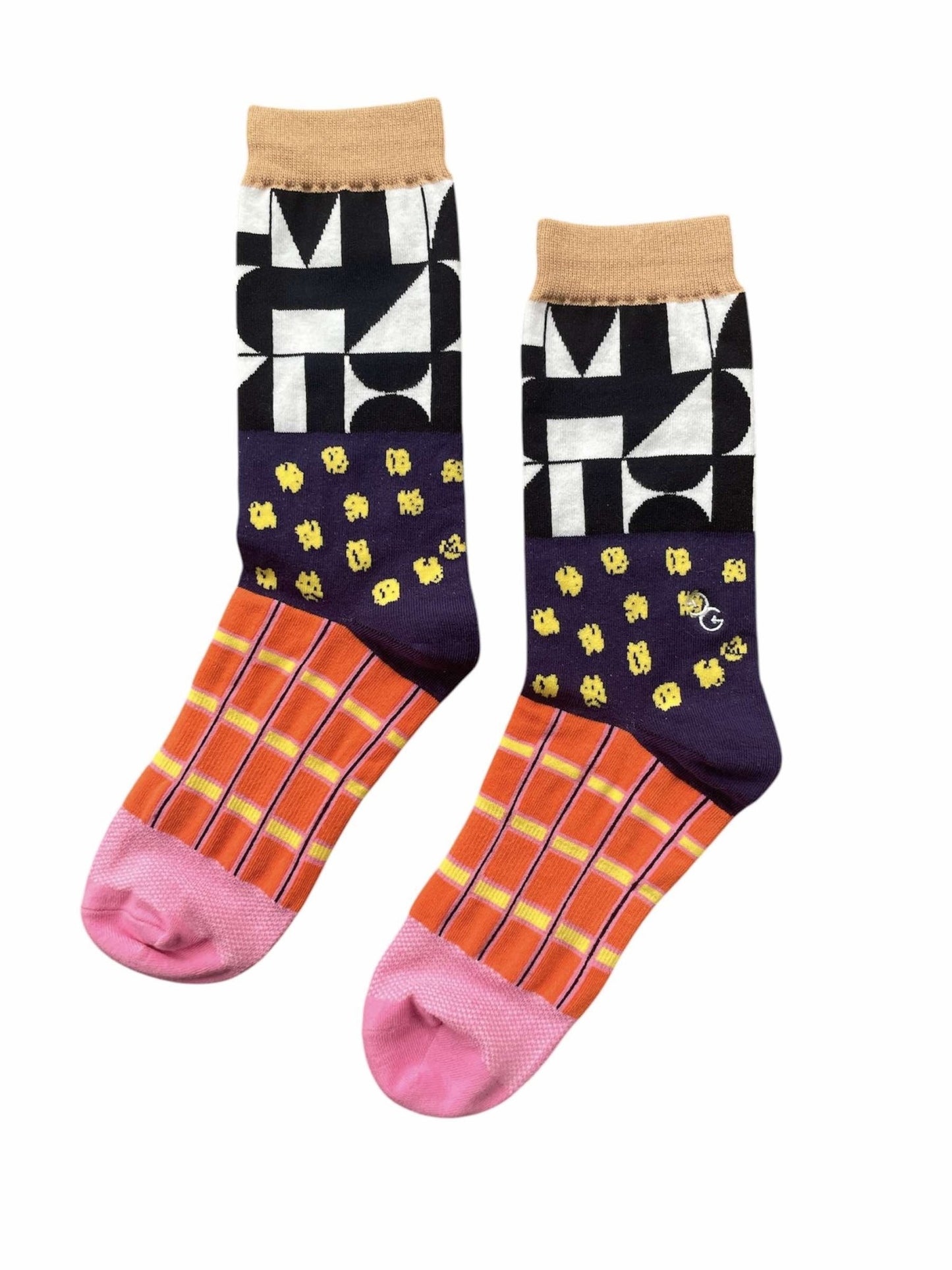 Adult Combed Cotton Socks_ Web of Thoughts