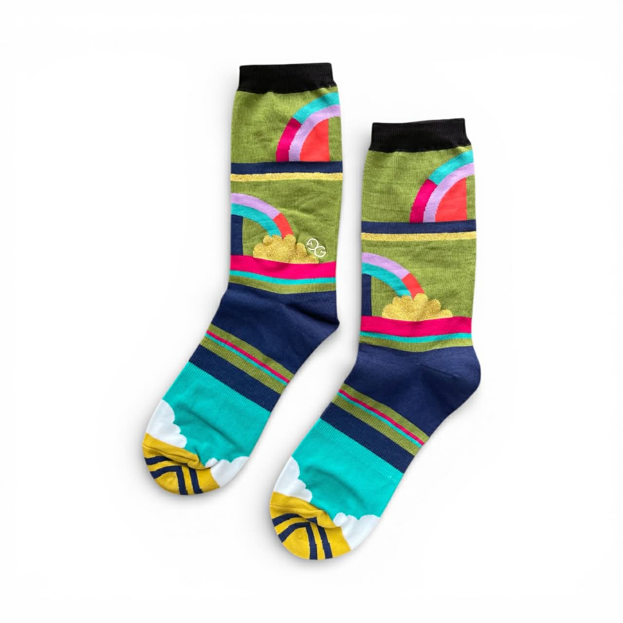 Original Combed Cotton Adult Socks_Golden Cloud